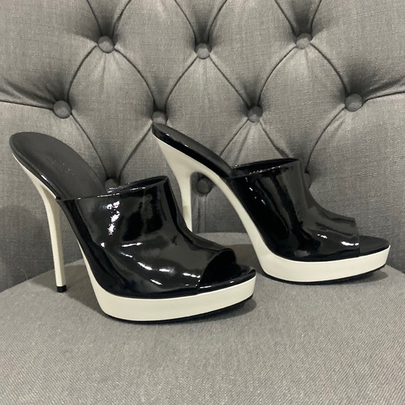 Gucci color block mule heels - Picture 2 of 13